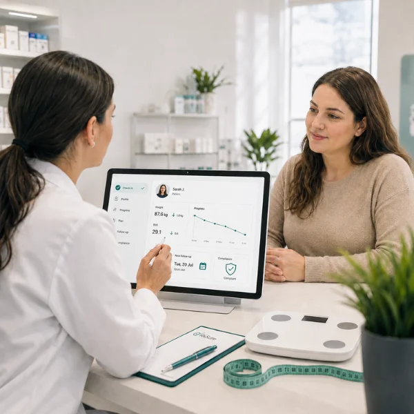 RxSure weight management clinical services dashboard