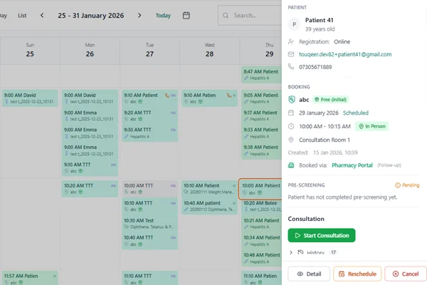 Online Booking System