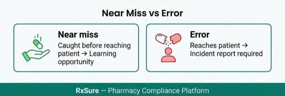 Near Miss vs Error