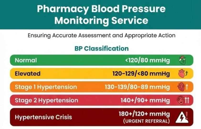 Pharmacy Blood Pressure Monitoring Service
