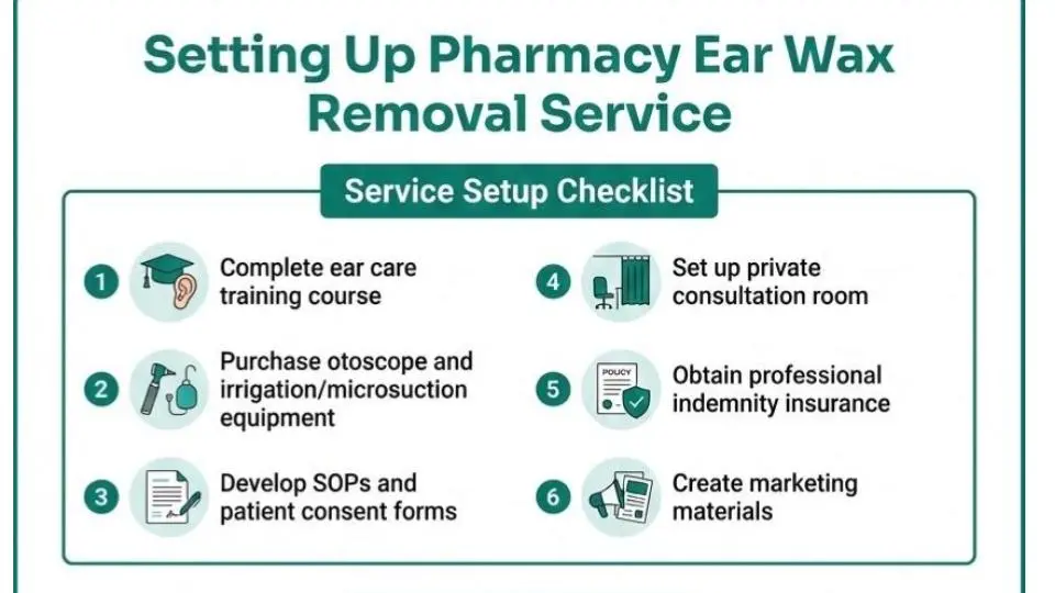 Setting Up Pharmacy Ear Wax Removal Service