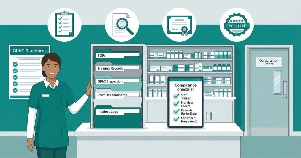 GPhC Inspection Preparation: Complete 2026 Guide for UK Pharmacies