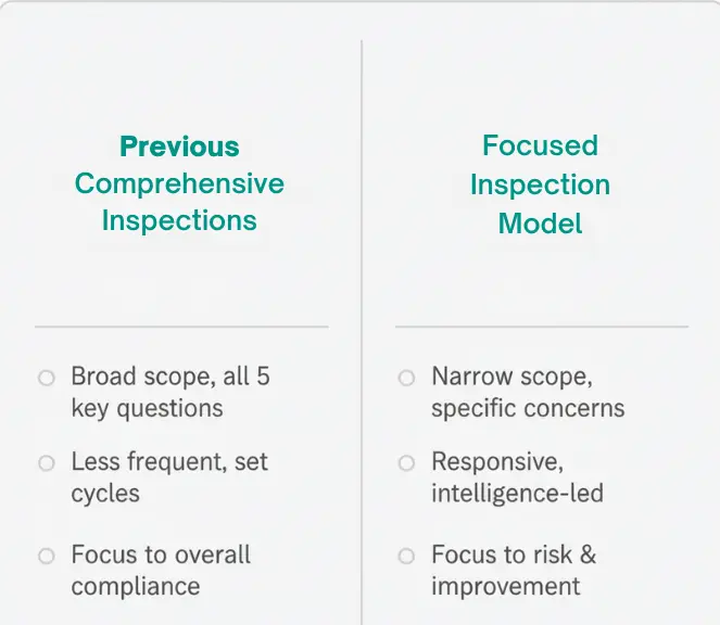 focused inspection model concentrates inspector attention 
