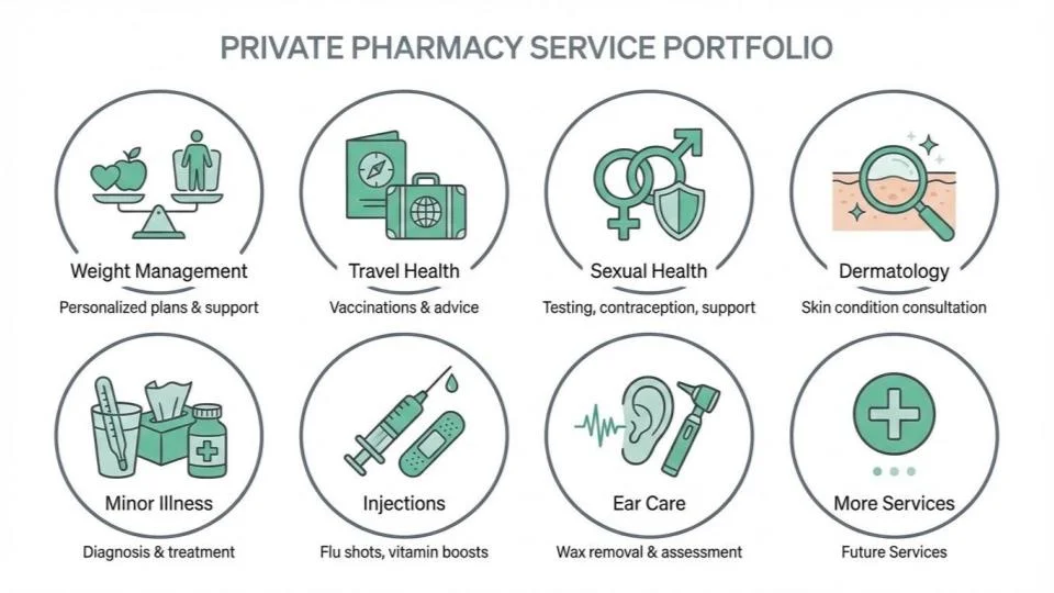 Private Pharmacy Service Portfolio
