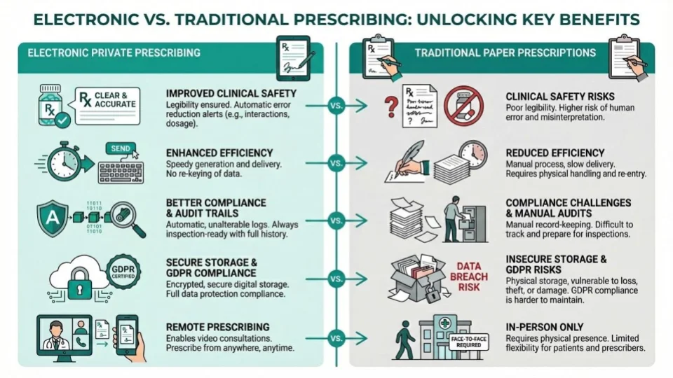 Electronic vs Traditional Prescribing