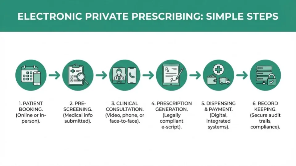 electronic private prescribing: Simple steps