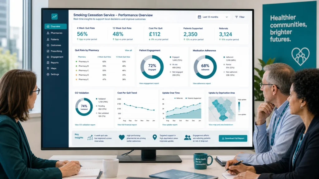 Commissioner Dashboard and Outcome Reporting