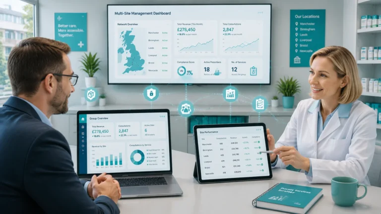 Multi-Site Pharmacy Management Scaling Private Services