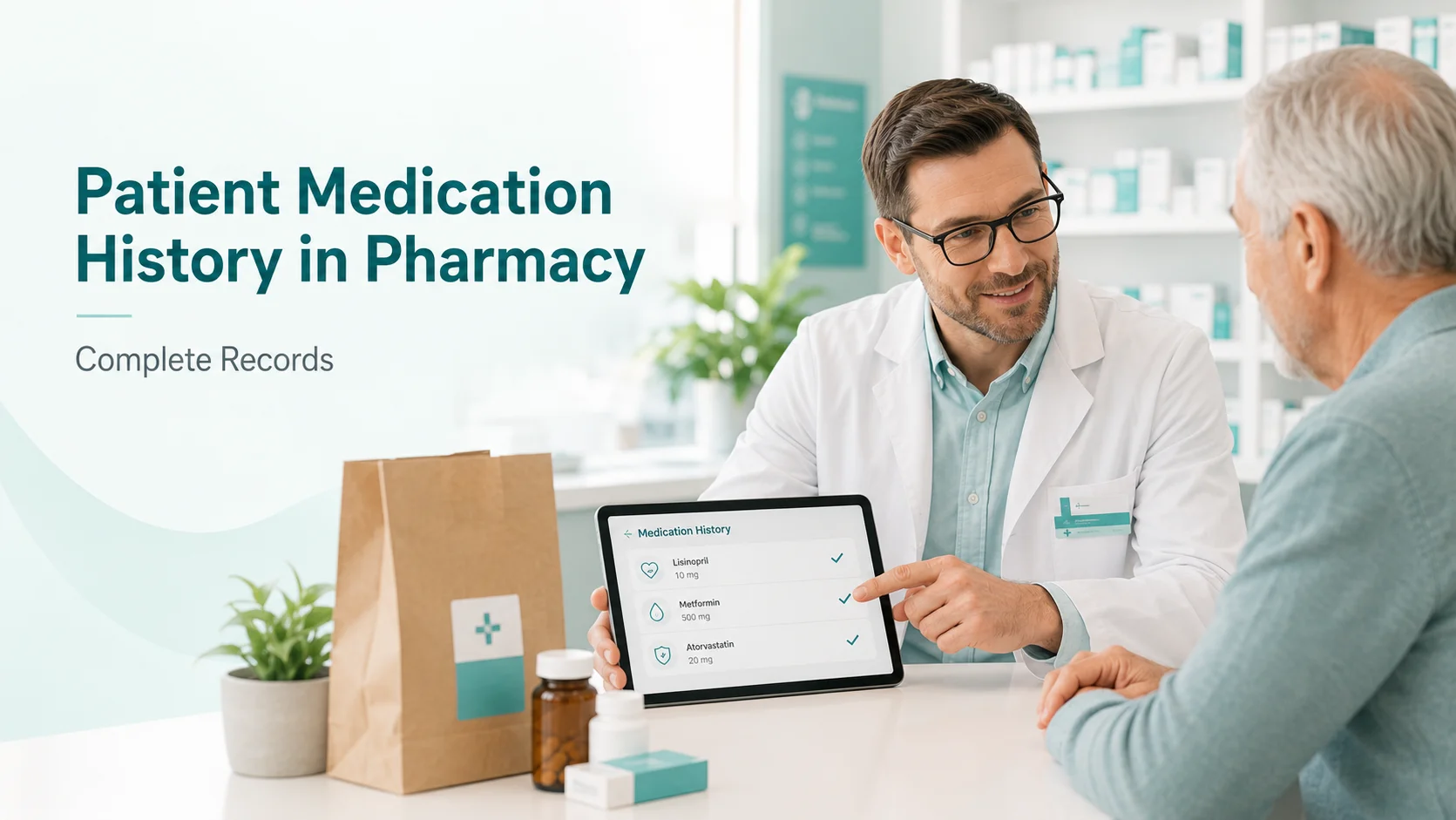Patient Medication History in Pharmacy Complete Records
