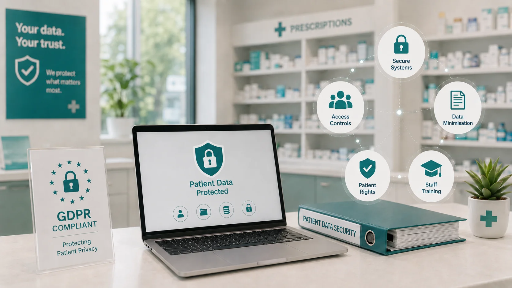 Pharmacy GDPR Compliance Protecting Patient Data - Blog Image