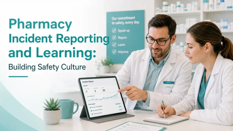 Pharmacy Incident Reporting and Learning Building Safety Culture - Blog Image
