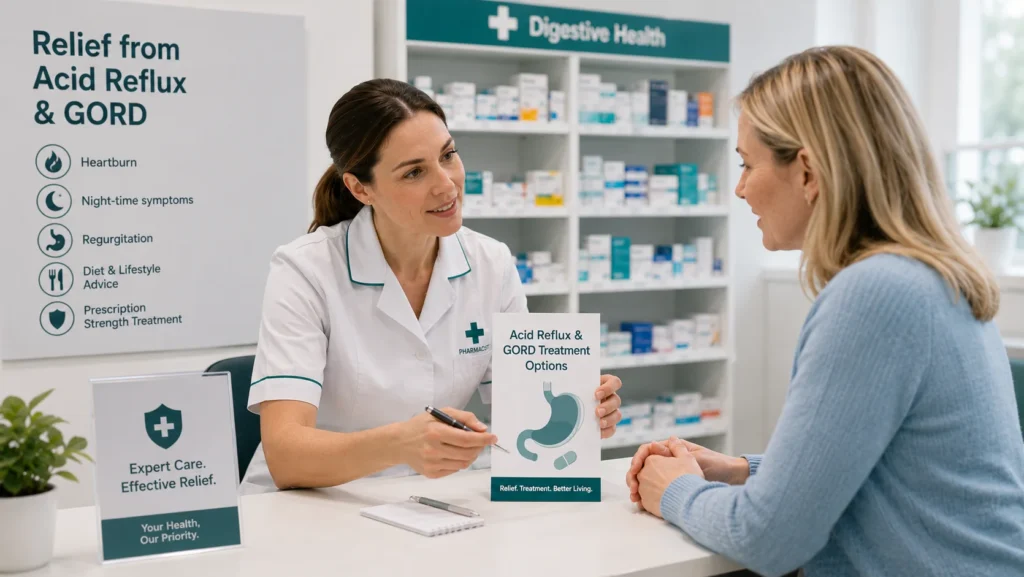 Private Prescription for Acid Reflux and GORD Treatment Options