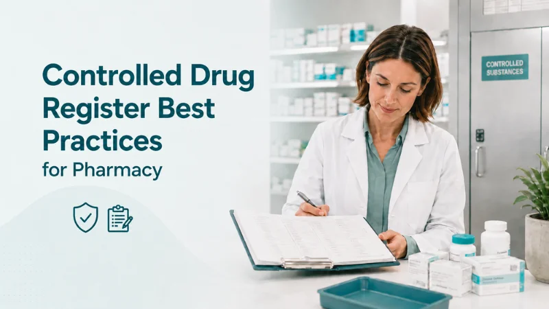 Controlled Drug Register Best Practices for Pharmacy