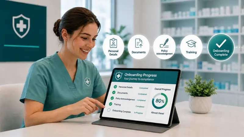 Digital Pharmacy Onboarding New Starters Compliant in Hours